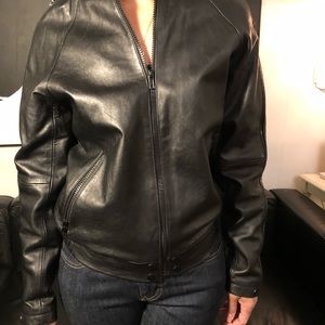 Zipper Leather jacket by Carmar size 36